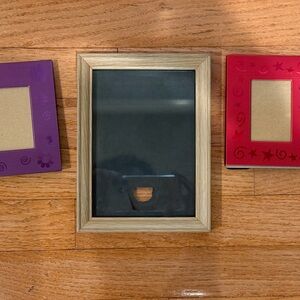 Wooden, Red and purple Decorative Picture Frames
